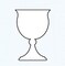 Large Goblet / Becher Blank White Cardstock Cutouts 5.5" x 9" – 12 Pack Passover Craft Shapes, Pesach Classroom Decorations, DIY Jewish Holiday Crafts